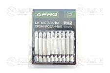 Бита РH2*50мм хром (10шт/уп) APRO