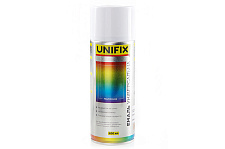 Эмаль универсальная акриловая RAL 9010 Белый мат. 400мл UNIFIX