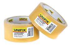 Лента клейкая двухсторонняя на тканевой основе 50мм*10м UNIFIX