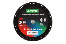 Диск алмазный по металлу 230х2.0х22.2мм APRO PRO