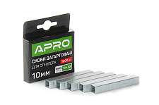 Скобы закаленные 10х11.3х0.7мм 1000шт APRO