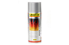 Эмаль жаропрочная RAL 9022 Серебро 400мл UNIFIX