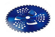 Диск для триммера с твердосплавными напайками 40Т 3 лепестки (для кустов) APRO