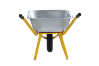 Тачка садово-строительная одноколесная 100л, 180кг, колесо воздушное 4х8'' СИЛА
