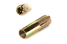 Дюбель стальной забивной М6/8х25 цинк желтый (пач. 50 шт.) APRO