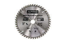 Диск пильный по дереву 160х20х48Т APRO