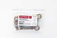 Анкер с кожухом и гайкой с O-крюком М8/10*80 цинк жёлтый (пач 5шт) APRO