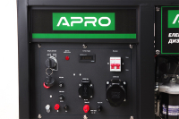 Генератор дизельный 4-х тактный DG-120Е 12,0/12,8кВт (электро запуск) APRO