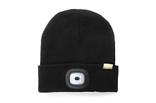 Шапка с фонариком черная 200Лм (300мАч) СИЛА