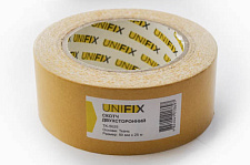 Лента клейкая двухсторонняя на тканевой основе 50мм*25м UNIFIX