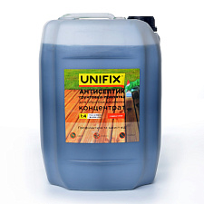 Антисептик грунтовка-пропитка концентрат 1:4 для обработки древесины 10 кг (с индикатором) UNIFIX