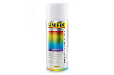 Эмаль акриловая универсальная RAL 9010 Белый гл. 400мл UNIFIX