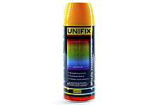 Эмаль универсальная акриловая премиум RAL1028 желтый глянец 400мл UNIFIX