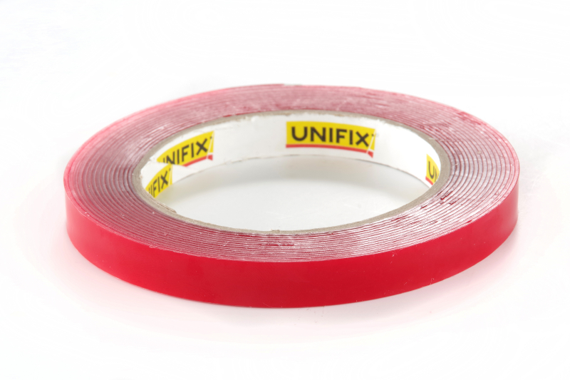Стрічка клейка піно-акрилова 0,5мм*15мм*2м UNIFIX Лента клейкая пено-акриловая 0,5мм*15мм*2м UNIFIX
