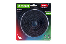 Круг алмазный шлифовальный на липучке 100мм Р3000 APRO PRO