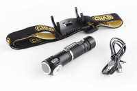 Фонарь ручной/налобный Ом (аккумулятор Li-ion 18650 3,7V 2200mAh) СИЛА