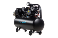 Компресор трьохциліндровий пасовий OFBD-200X 8Бар 7.5кВт 1050л/хв 200л 380В (2 крана) + Олива 1л APRO Компрессор трехцилиндровый ременный OFBD-200X 8Бар 7.5кВт 1050л/мин 200л 380В (2 крана) + Масло 1л APRO