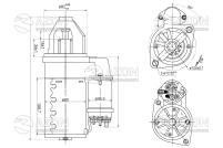Купить Стартер ГАЗ 2410, 3110 "Волга", 3302 "ГАЗель" (ЗМЗ 402) Москвич 412, 2140 (редукторный) АТЭК