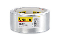 Лента клейкая алюминиевая 50мм*25м UNIFIX