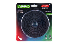 Круг алмазный шлифовальный на липучке 100мм Р1500 APRO PRO