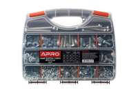 Набор болтов и гаек M6–M10 ЦБ 12,5'' 320х260х60мм APRO