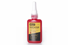 Фиксатор резьбы для неразборных соединений, красный 50г СИЛА