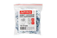 Хомут силовой Mini оцинкованный W1 7-9мм (пач 50шт) APRO
