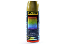 Эмаль универсальная акриловая премиум золото глянец 400мл UNIFIX