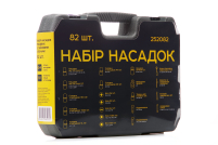 Набор насадок 72т CrV ¼, ½ 82шт. с гаечными ключами СИЛА