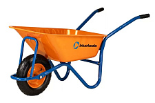 Тачка Dakar красок 90л рама синяя 0,8мм воздушное колесо, BLUETOOLS