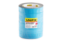 Лента клейкая двухсторонняя на вспененной основе 25мм*5м черная UNIFIX