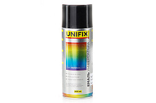 Эмаль акриловая универсальная RAL 9005 Черный гл. 400мл UNIFIX