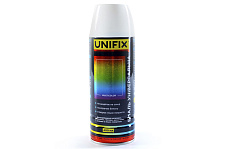 Эмаль универсальная акриловая премиум RAL9003 белый мат 400мл UNIFIX