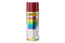 Эмаль акриловая универсальная RAL 3005 Винный красный гл. 400мл UNIFIX