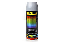 Эмаль универсальная акриловая премиум RAL7046 серый глянец 400мл UNIFIX