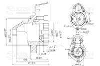 Купить Крышка передняя стартера ВАЗ 2101-2107, 2121-21214 "Нива" АТЭК
