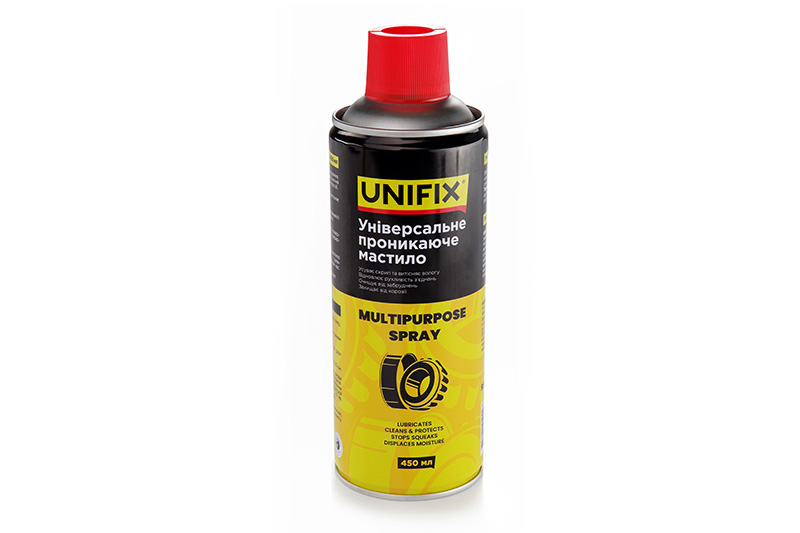 Мастило універсальне проникаюче 450мл UNIFIX Масло универсальное проникающее 450мл UNIFIX