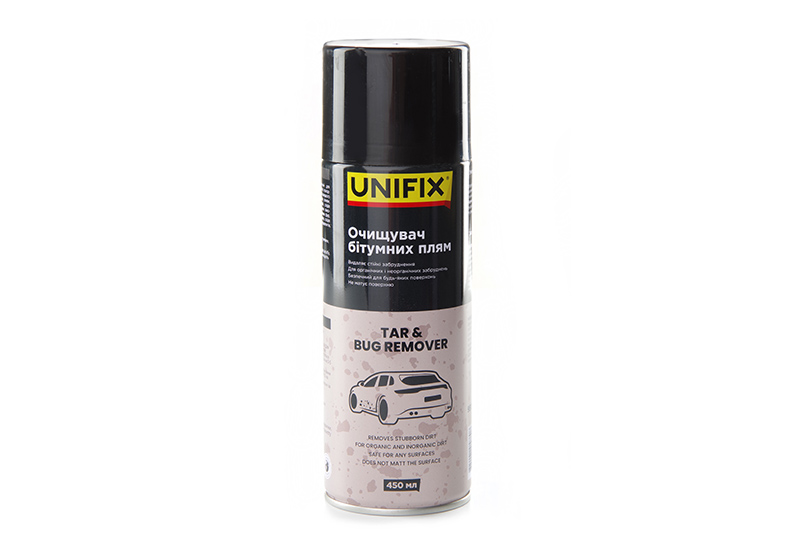 Очищувач бітумних плям 450мл UNIFIX Очиститель битумных пятен 450мл UNIFIX