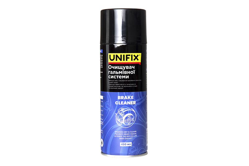 Очищувач гальмівної системи 450мл UNIFIX Очиститель тормозной системы 450мл UNIFIX