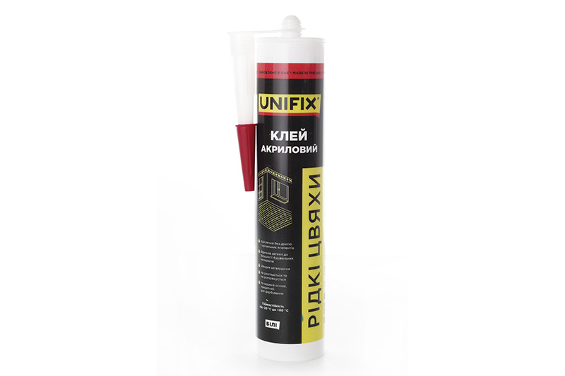 Рідкі цвяхи акрилові UNIFIX (білі) 280мл Жидкие гвозди акриловые UNIFIX (белые) 280мл