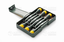 Придбати Набір міні викруток для точних робіт CrV в кейсі 6шт СИЛА Набор мини отверток для точных работ CrV в кейсе 6шт СИЛА