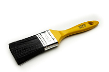 Придбати Пензель флейцевий чорний штучний ворс 2'' СИЛА Кисть флейцевая черный искусственный ворс 2'' СИЛА