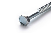 Шуруп до дерева із шестигранною головкою 8*180 DIN 571 цинк білий (ящ 300шт) APRO Шуруп для дерева с шестигранной головкой 8*180 DIN 571 цинк белый (ящ 300шт) APRO