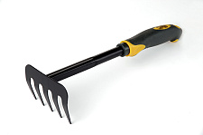 Придбати Граблі 5-ти зубі з обгумованою рукояткою СИЛА Грабли 5-ти Зубые с обрезиненной рукояткой СИЛА