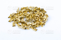 Клема плоска (мама) 9,5мм (накінечник) (100шт) WTE Клемма плоская (мама) 9,5мм (наконечник) (100шт) WTE