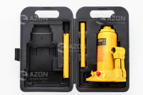 Домкрат гідравлічний пляшковий 5т (висота підйому 200-405мм) в кейсі СИЛА Домкрат гидравлический бутылочный 5т (выс подъема 200-405мм) в кейсе СИЛА