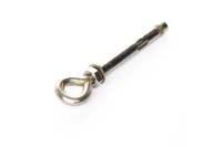 Анкер з кожухом і гайкою з O-гаком М10/12*100 цинк жовтий (пач 5шт) APRO Анкер с кожухом и гайкой с O-крюком М10/12*100 цинк жёлтый (пач 5шт) APRO