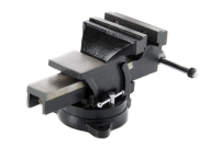 Лещата слюсарні поворотні 125мм СИЛА Тиски слесарные поворотные 125мм СИЛА