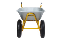 Тачка садово-будівельна двоколісна 85л, 200кг, колеса пневмо 4х8'' СИЛА Тачка садово-строительная двухколесная 85л, 200кг, колеса пневмо 4х8'' СИЛА