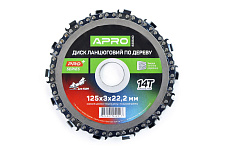 Придбати Диск ланцюговий для КШМ 125х22.2 14Т PRO APRO Диск цепной для КШМ 125х22.2 14Т PRO APRO